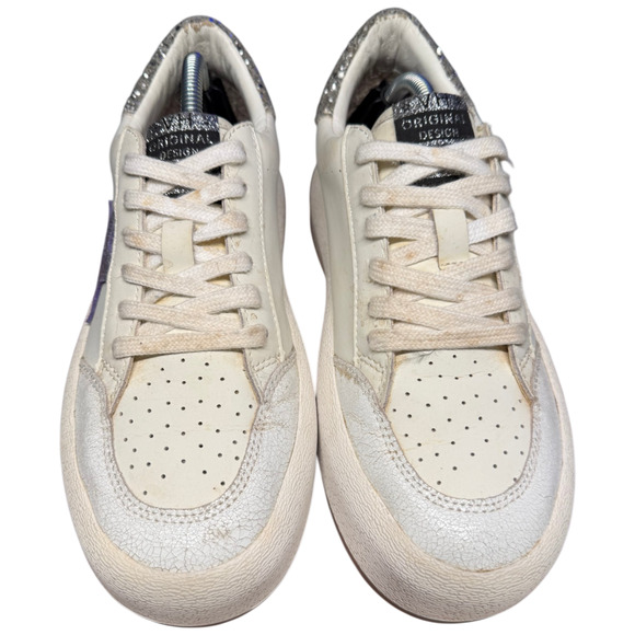 Vintage Havana Lucy Star Sneakers Women Size | Mercari VINTAGE HAVANA Lucy Star Women\'s 8 Sneaker Leather Suede Cream Silver Platform